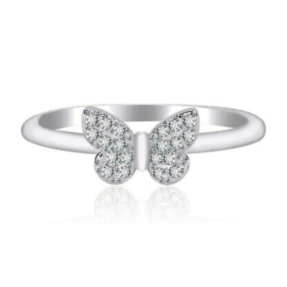 NEW 925 sterling silver cute butterfly Ring - Picture 4 of 4